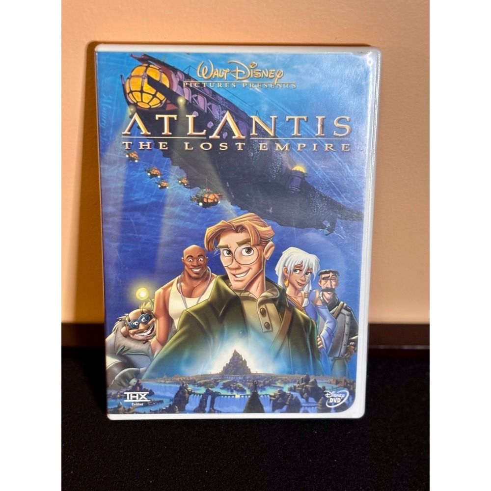 Disney Atlantis The Lost Empire DVD Animated Movie THX Certified Widescreen FS